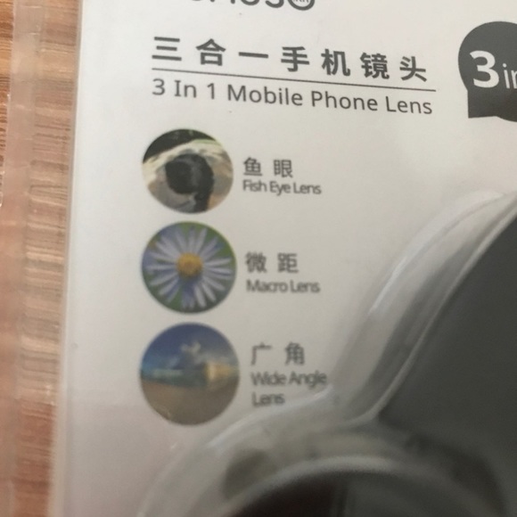 3 in 1 Mobile Phone Lens-Black - Picture 3 of 3